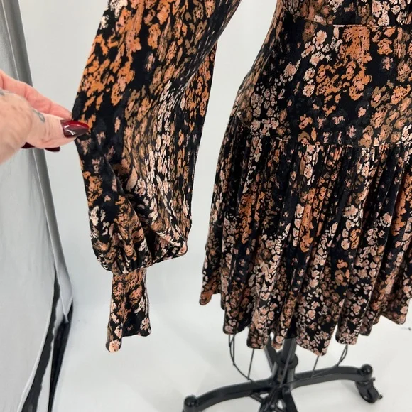 Free People Women's Heartbeats Mini Dress Floral Small - Picture 8 of 12